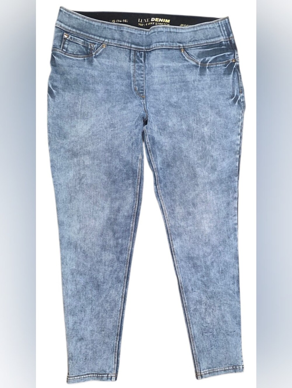 Pull Up Luxe Denim Jeggings Large 14-16